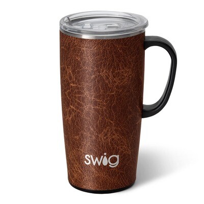 Leather Travel Mug 22oz
