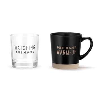 Mug &amp; Rocks Glass Set - The Game