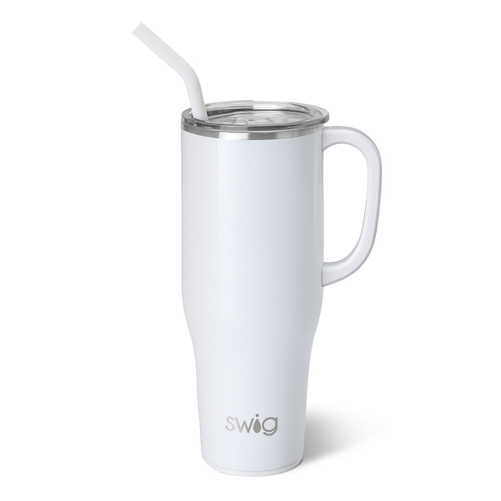 Shimmer Diamond White Mega Mug