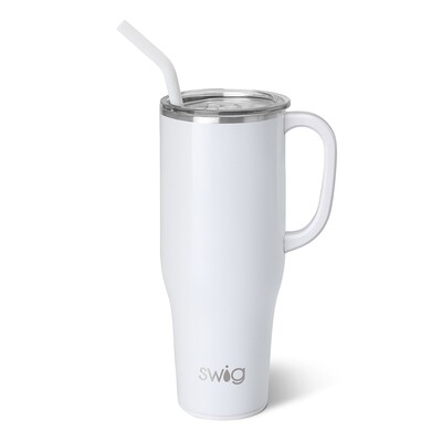 Shimmer Diamond White Mega Mug