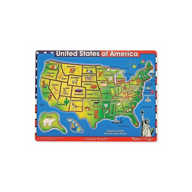 U.S.A. Map Sound Puzzle