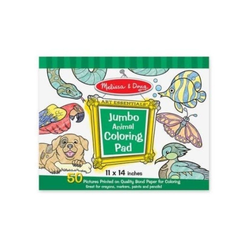 Jumbo Animal Coloring Pad