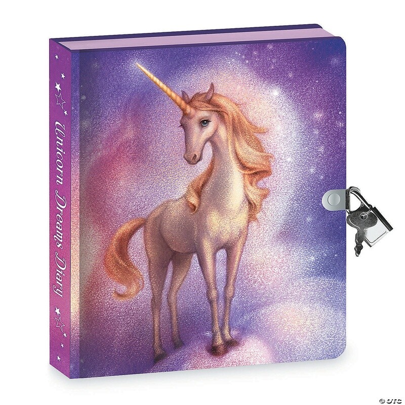 UNICORN DREAMS LOCK AND KEY DIARY