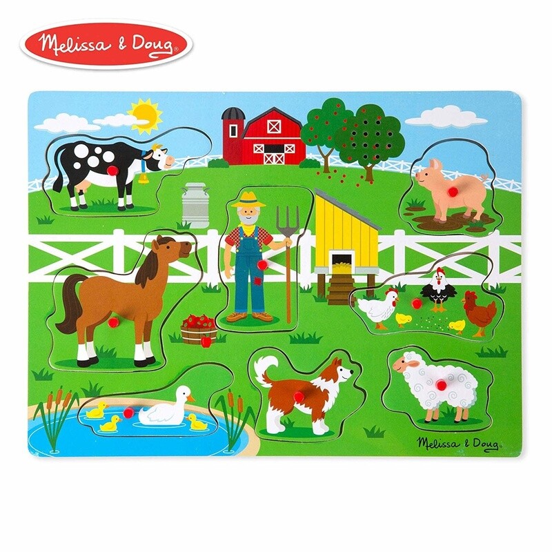 Old MacDonald&#39;s Farm Song Sound Puzzle
