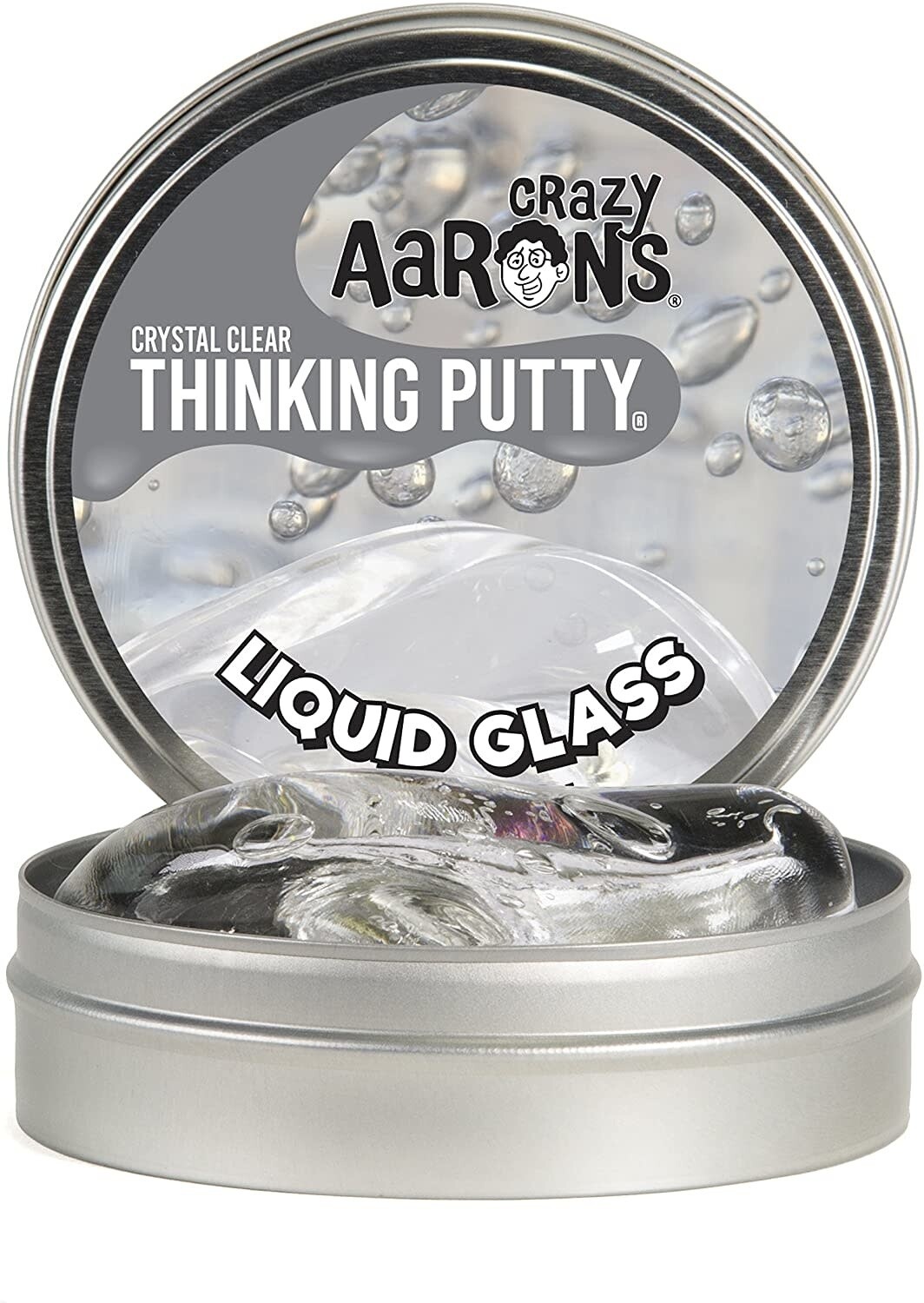 Liquid Glass Crystal Clear 4&quot; Tin