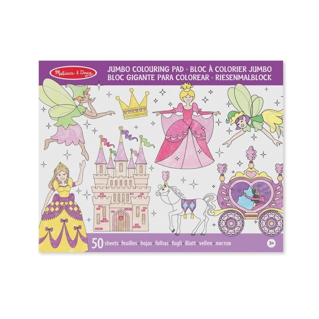 Jumbo Coloring Pad - Princess &amp; Fairy