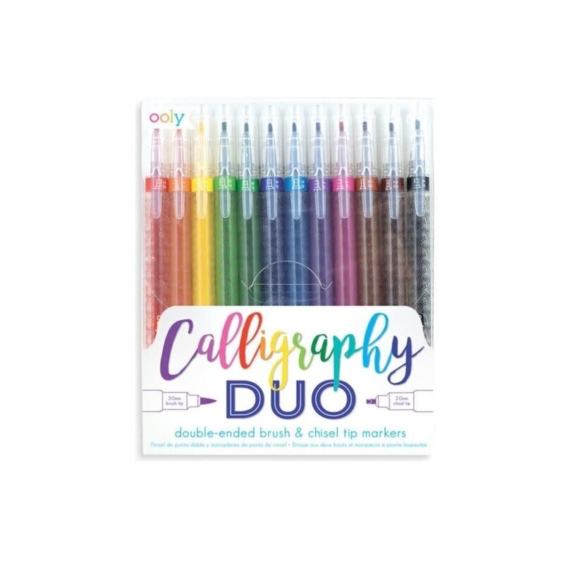 Calligraphy Duo Chisel and Brush Tip Markers