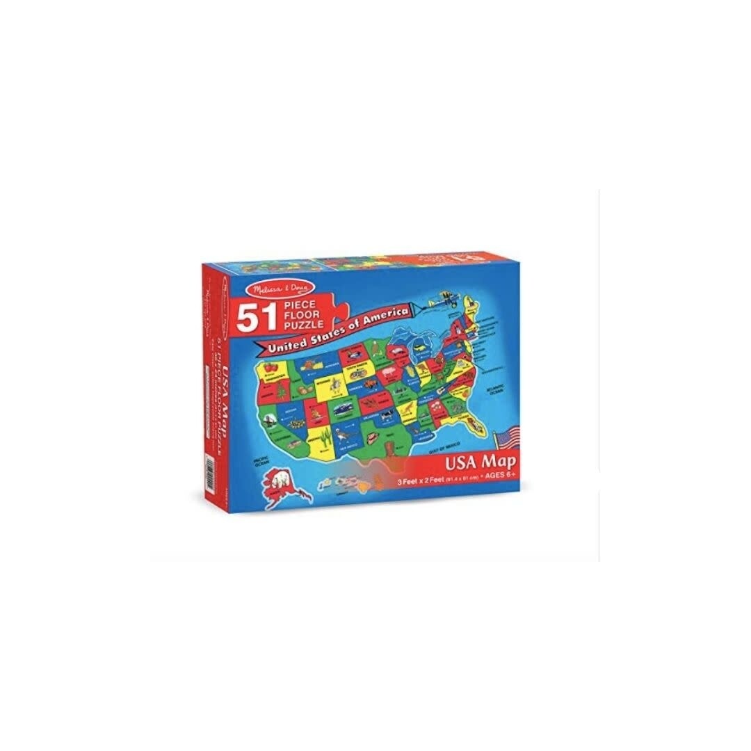 U.S.A. Map Floor Puzzle