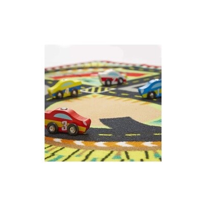 Round the Speedway Race Track Rug