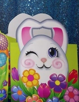 Easter bag bunny face