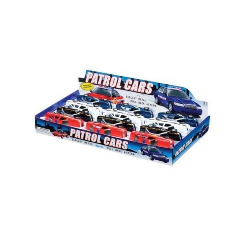 PULL BACK PATROL CARS