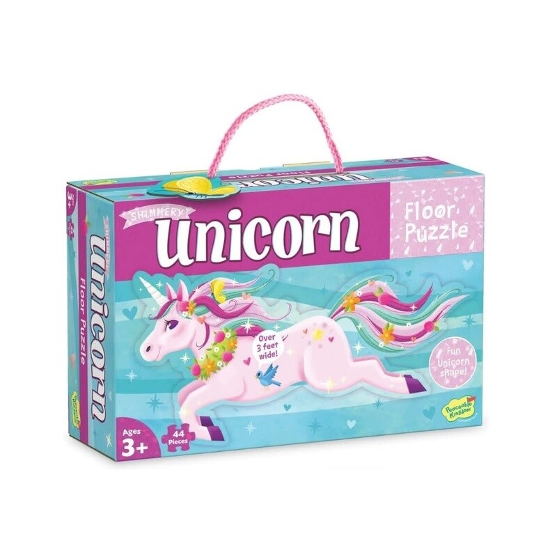 FLOOR PUZZLE: SHIMMERY UNICORN