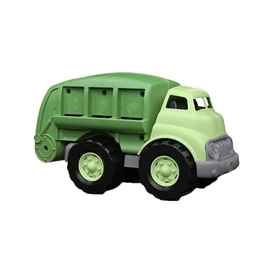 Green Recycling Truck
