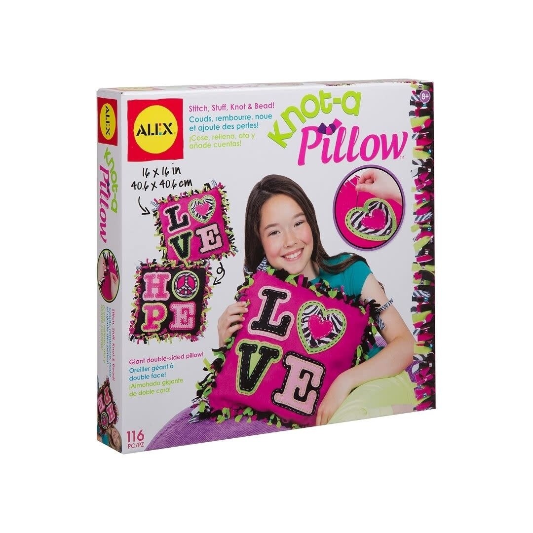 ALEX Toys DIY Giant Knot and Stitch Pillow