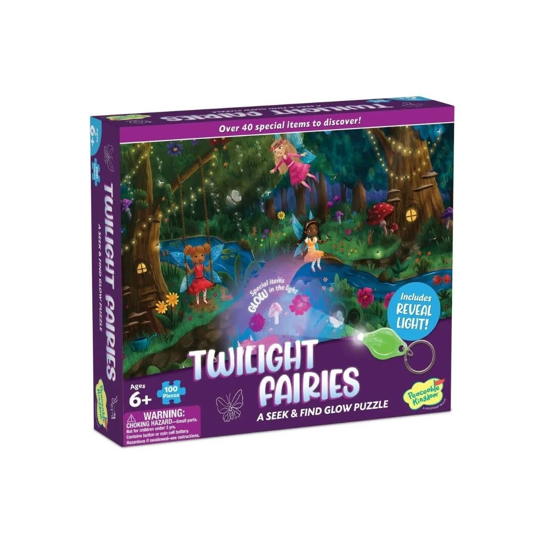 Seek &amp; Find Glow Puzzle: Twilight Fairies
