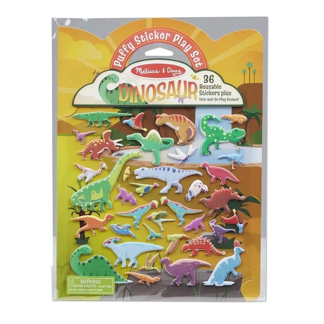 Puffy Sticker Pad - Dino