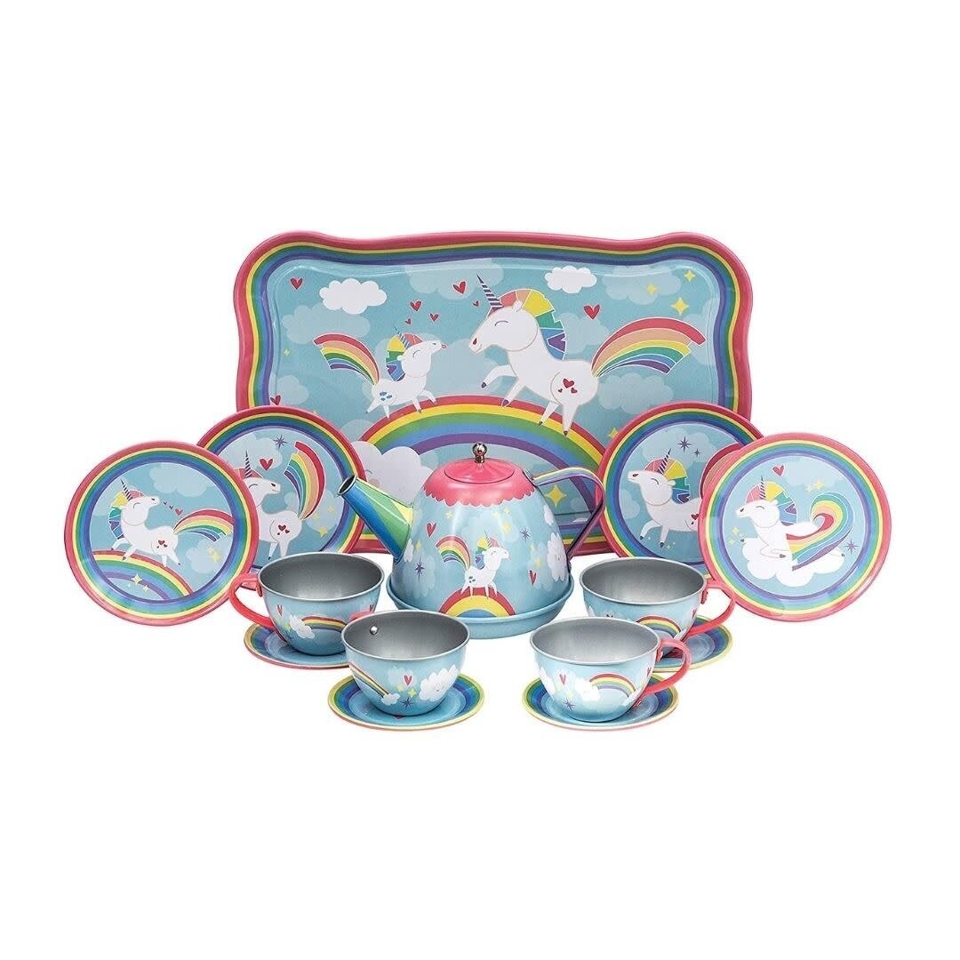 Unicorn Tin Tea Set