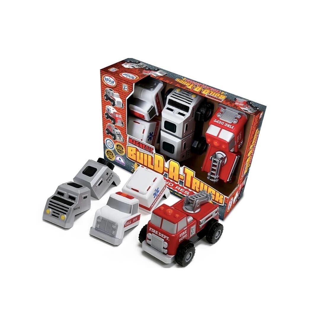 Magnetic Build-A-Truck Rescue