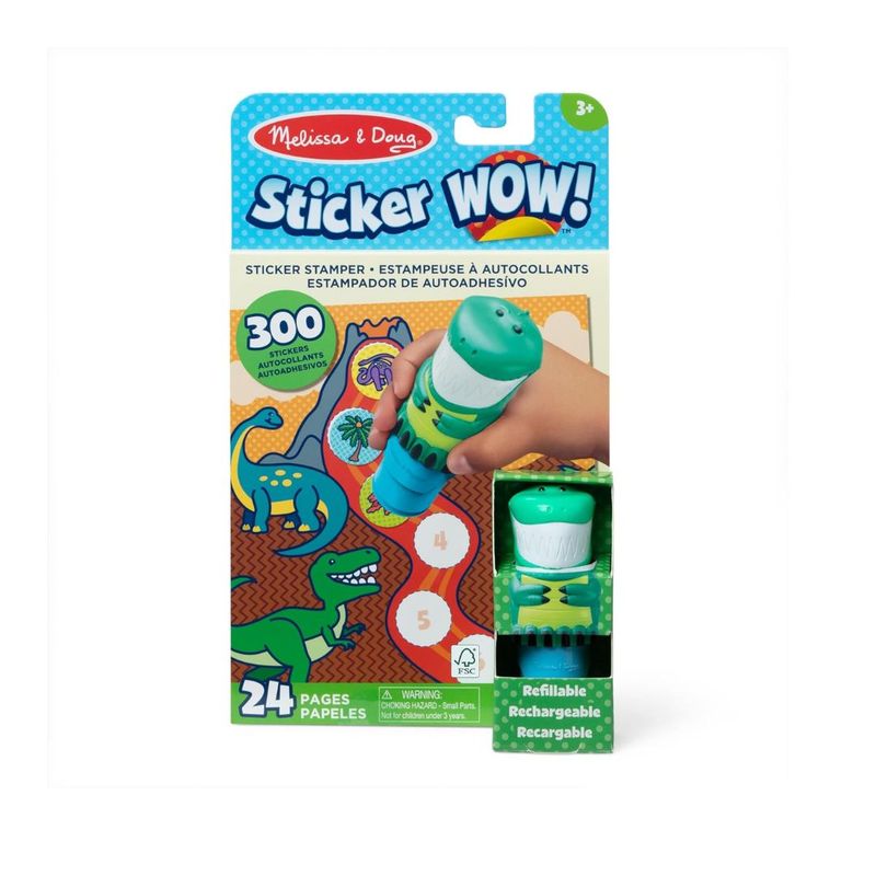 Sticker WOW! Dino with Book &amp; Stickers