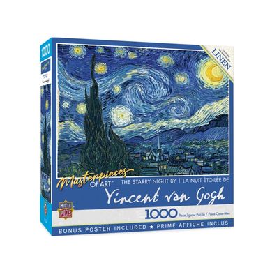 Masterpieces of Art - The Starry Night 1000 Piece Puzzle