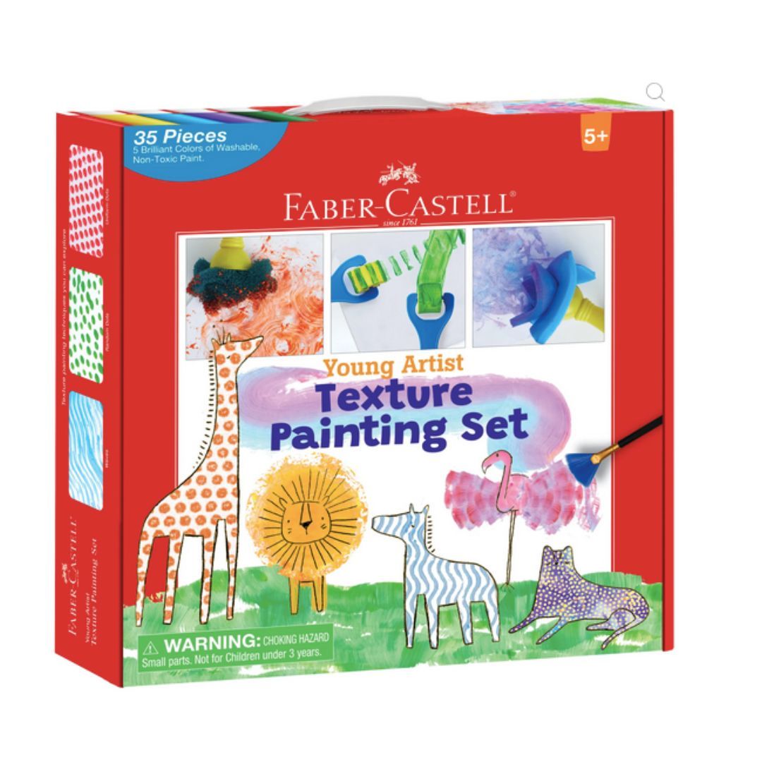 Young Artist Texture Painting