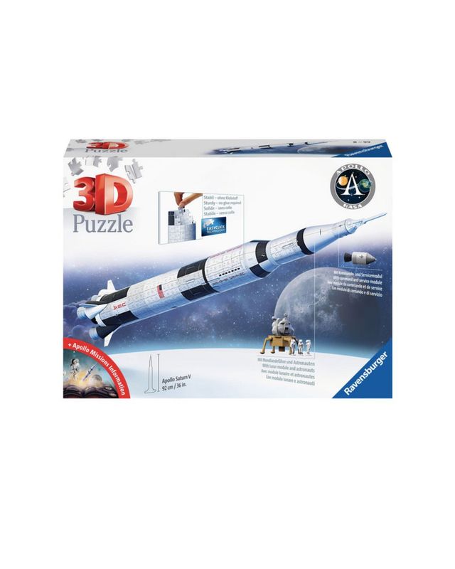 Apollo Saturn V Rocket 440pc 3D Puzzle