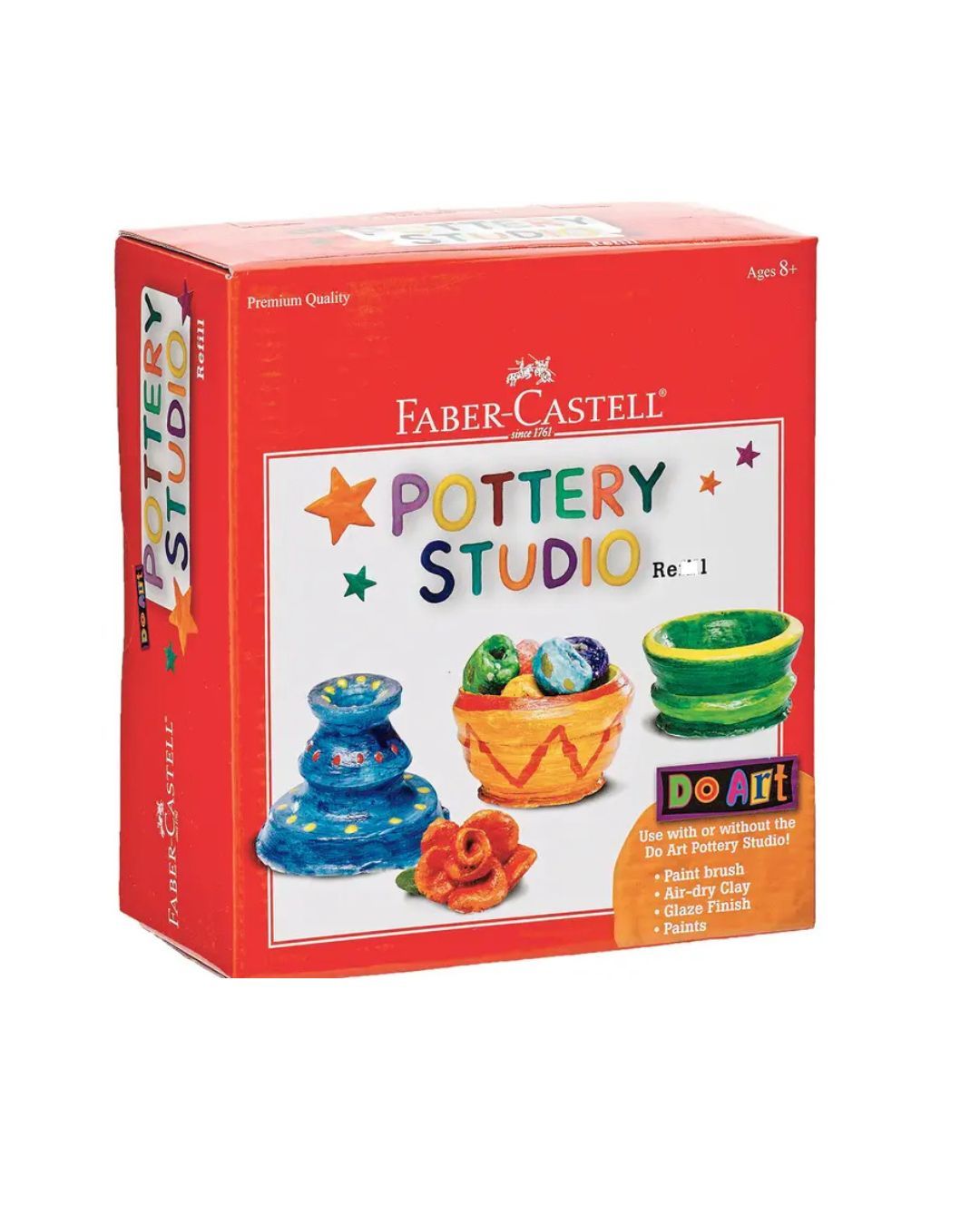 Pottery Studio Refill Set with Clay and Paint