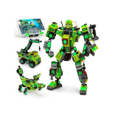 3-in-1 Toy Building Set (221 Pc) Robotryx Tangryp