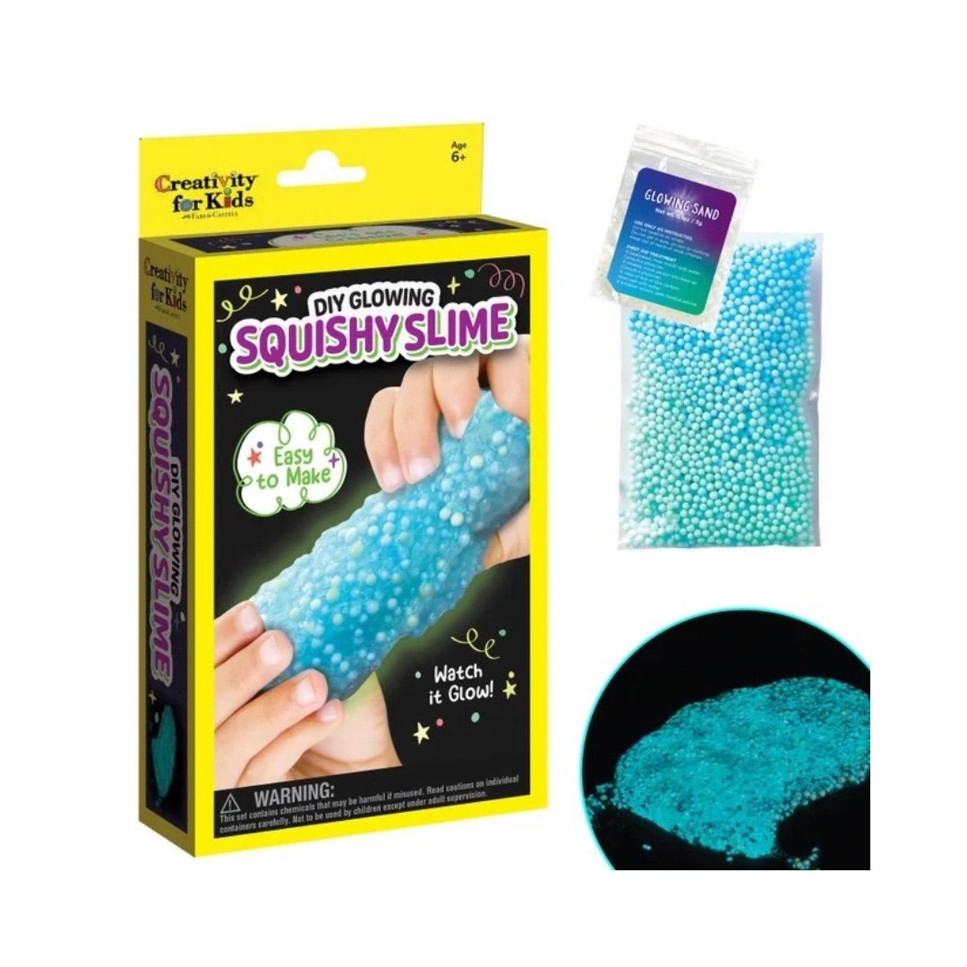 Diy Glowing Squishy Slime Mini Kit For Kids