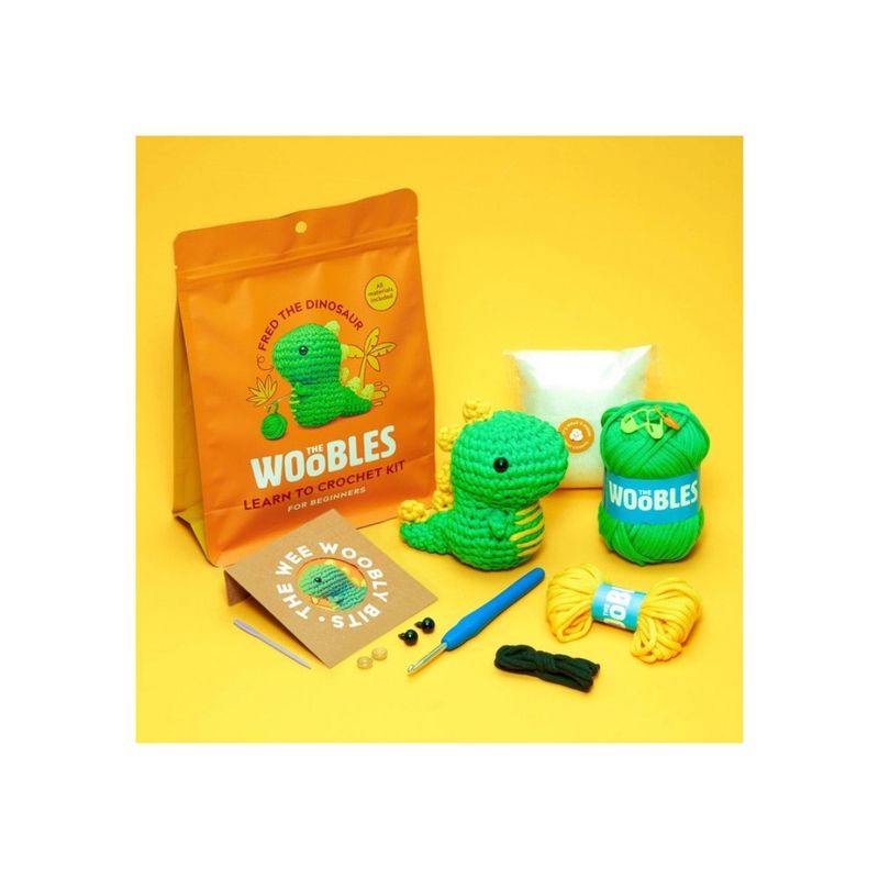 Fred the Dinosaur Beginner Crochet Kit