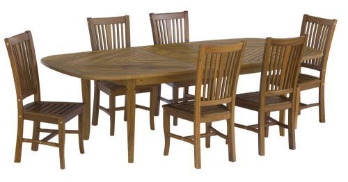 Oval Table and Continental Chair Group