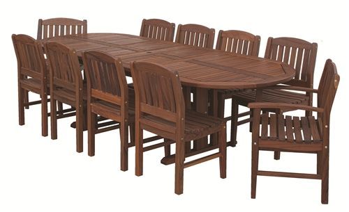 Oval Imperial Dining Table & Classic Chair Set