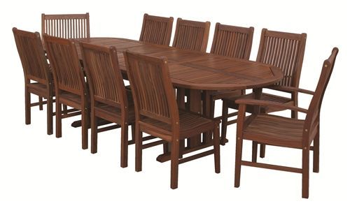 Oval Imperial Dining Table & New Wave Chair Set