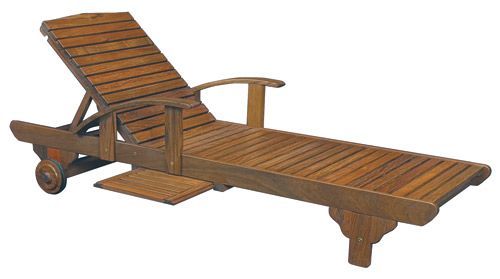 Euro Sunlounger with Arms