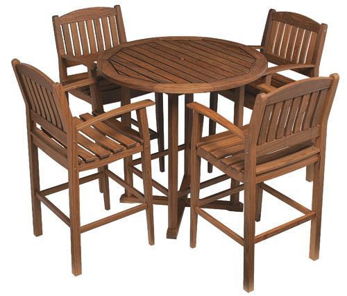 Bistro Dining Table and Bistro Armchair Set