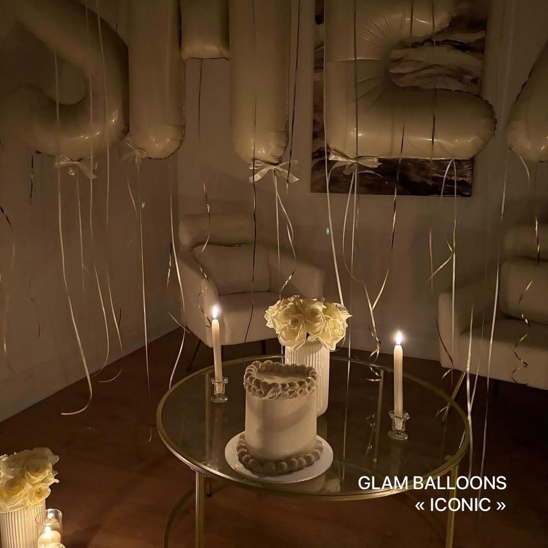Package Glam Balloons "Iconic" (Suite ou Appartement)