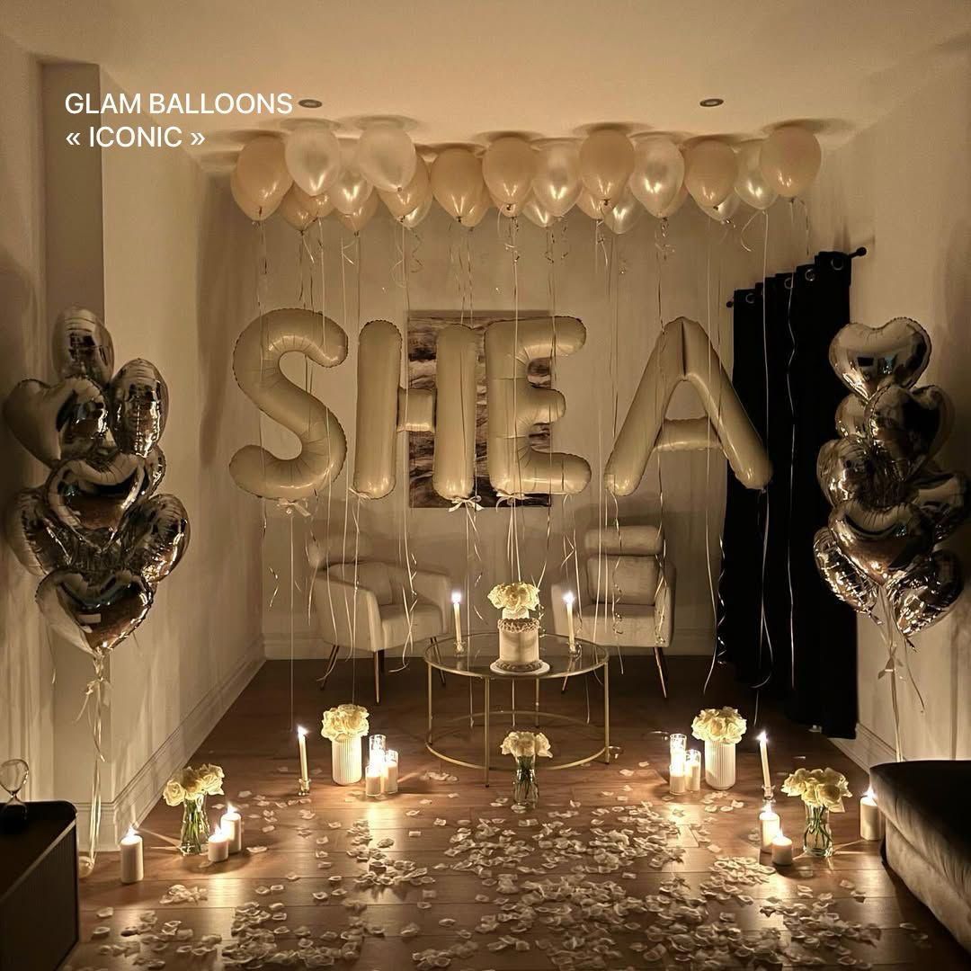 Package Glam Balloons &quot;Iconic&quot; (Suite ou Appartement)