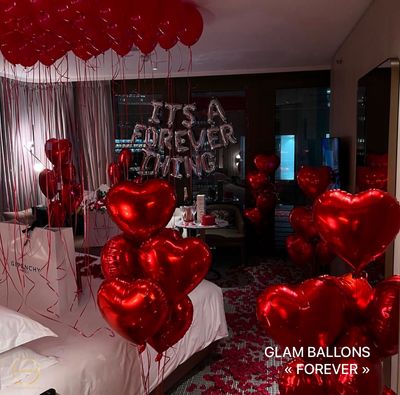 Package Glam Balloons &quot;Forever&quot; (Suite ou Appartement)