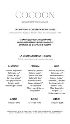 Glam Balloons Package "Cocoon"