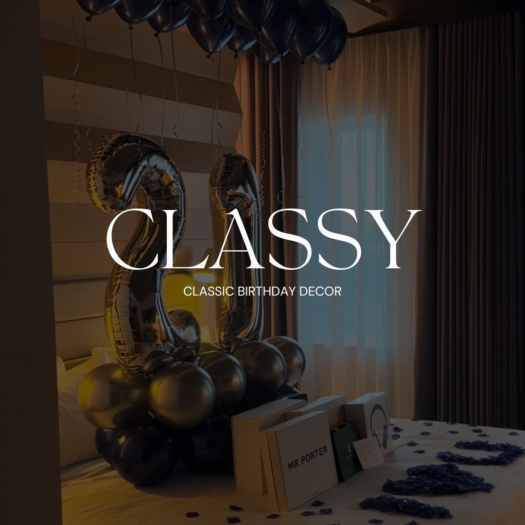 Glam Balloons Classique : Classy