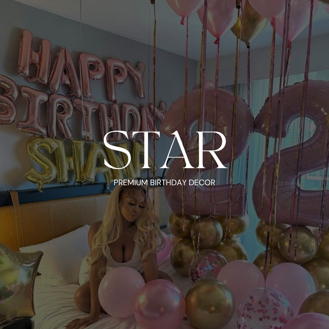 Glam Balloons Premium : Star