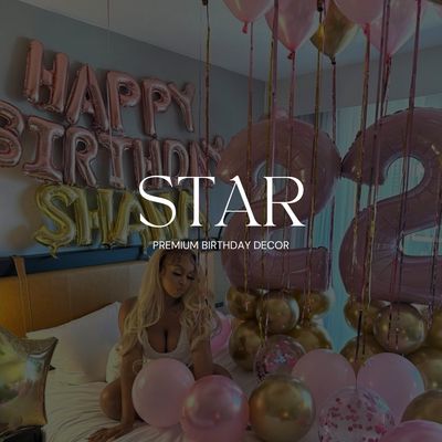 Glam Balloons Premium : Star