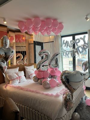 Glam Balloons « Velvet » + Mini Glam Cake