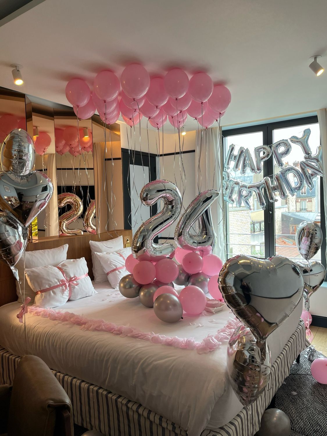 Glam Balloons « Velvet » + Mini Glam Cake