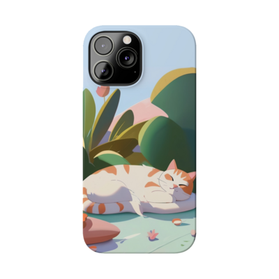 Cat Sanctuary: Premium Glossy iPhone Case with Charming Design