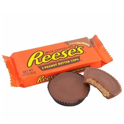 REESE'S PEANUT BUTTER 2-CUP / ΤΑΡΤΑΚΙΑ REESE'S ΣΟΚΟΛΑΤΑ/ ΦΥΣΤΙΚΟΒΟΥΤΥΡΟ 2 ΤΕΜΑΧΙΑ