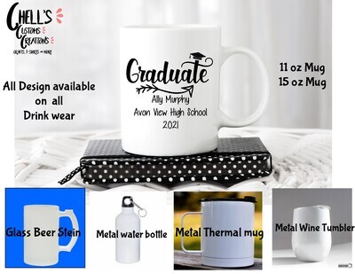 Graduate, Name school Mug