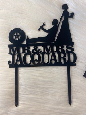 Acrylic Wedding Cake Toppers