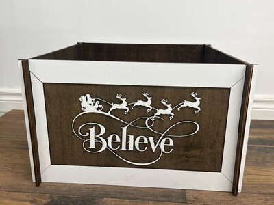 Santa’s Sleigh Christmas Tree Box