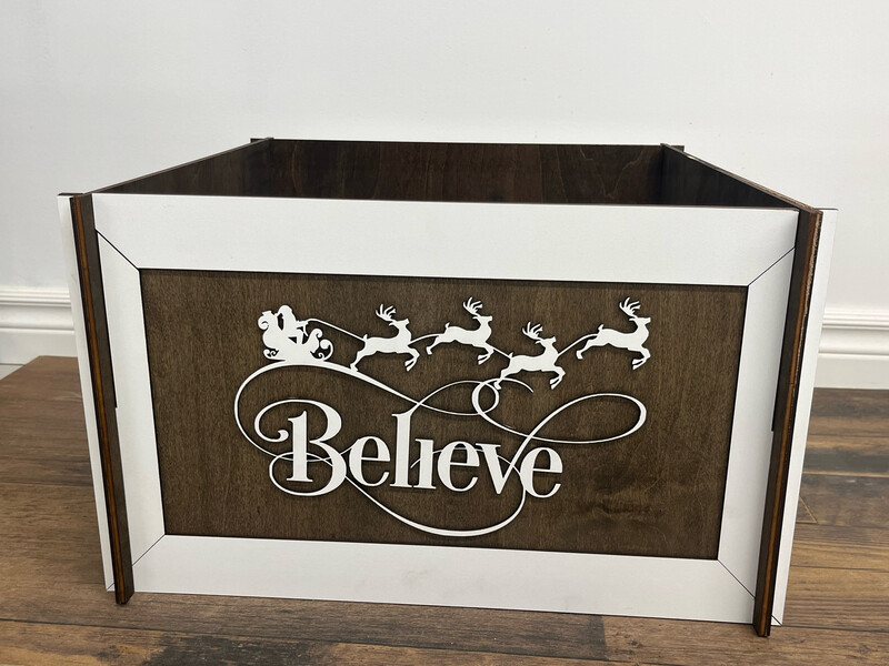 Santa’s Sleigh Christmas Tree Box